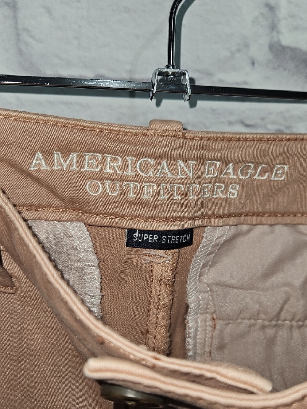 American Eagle Outfitters Blush Tan Women's Cotton Shorts AEO Twill - Picture 5 of 8